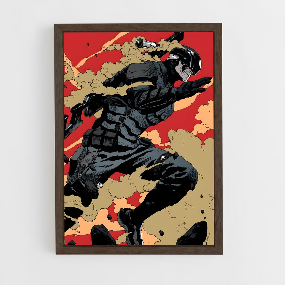 ap-bloodsport-1 cadre Bois foncé