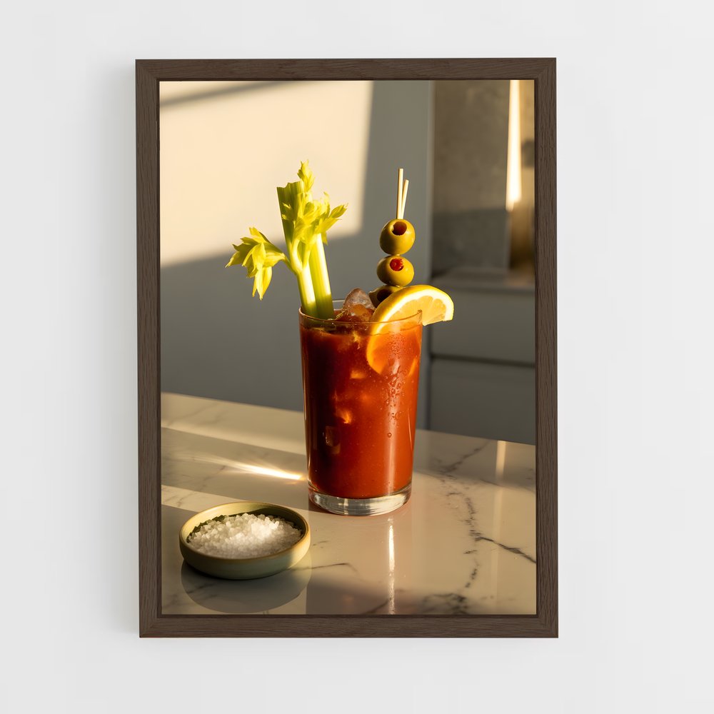 ap-bloody mary-1 cadre Bois foncé