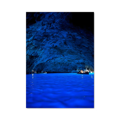 Poster Nage en Caverne Bleue