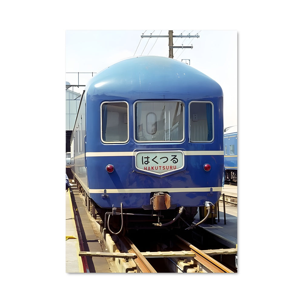 Poster Train Bleu