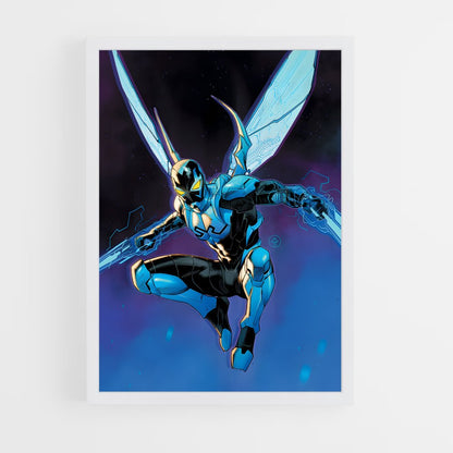 ap-blue beetle-1 cadre Blanc