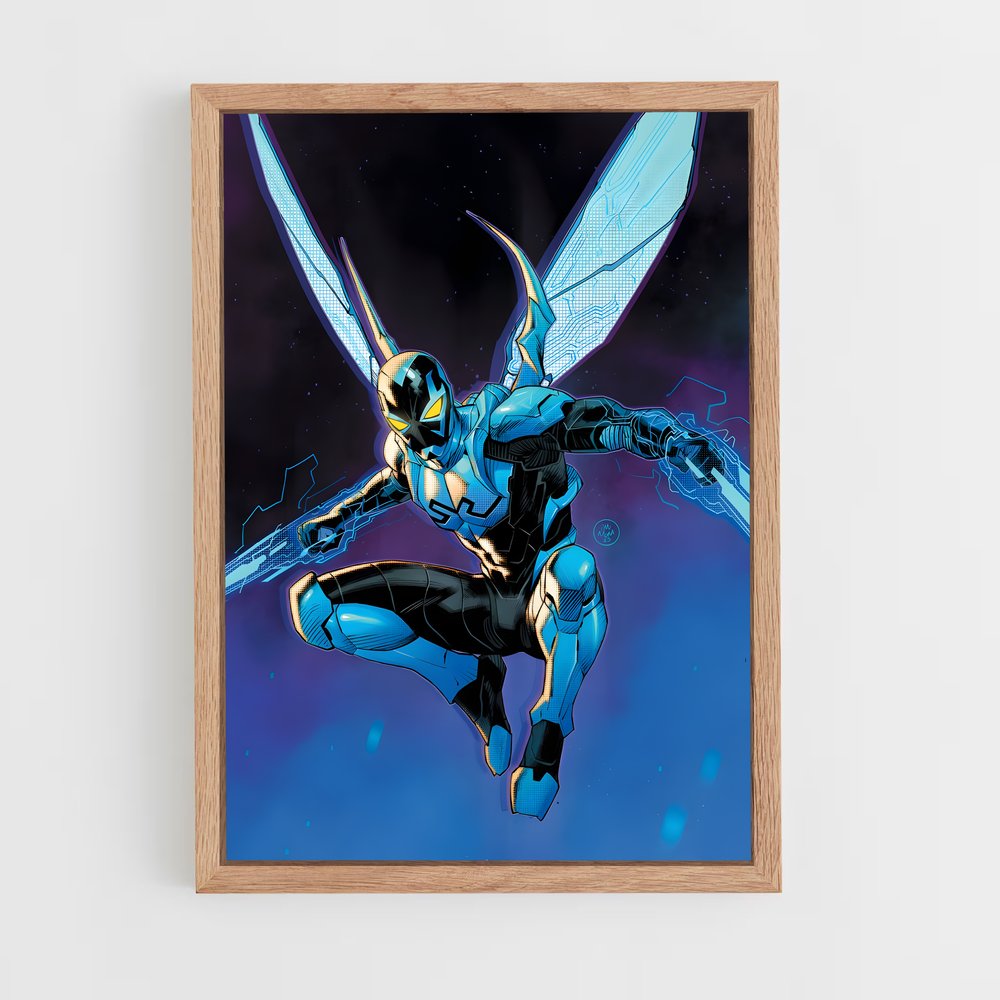 ap-blue beetle-1 cadre Bois clair