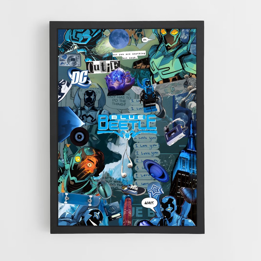 ap-blue beetle-11 cadre Noir