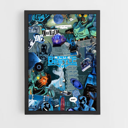 ap-blue beetle-11 cadre Noir