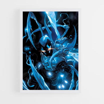 ap-blue beetle-2 cadre Blanc