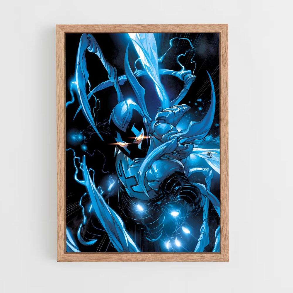 ap-blue beetle-2 cadre Bois clair
