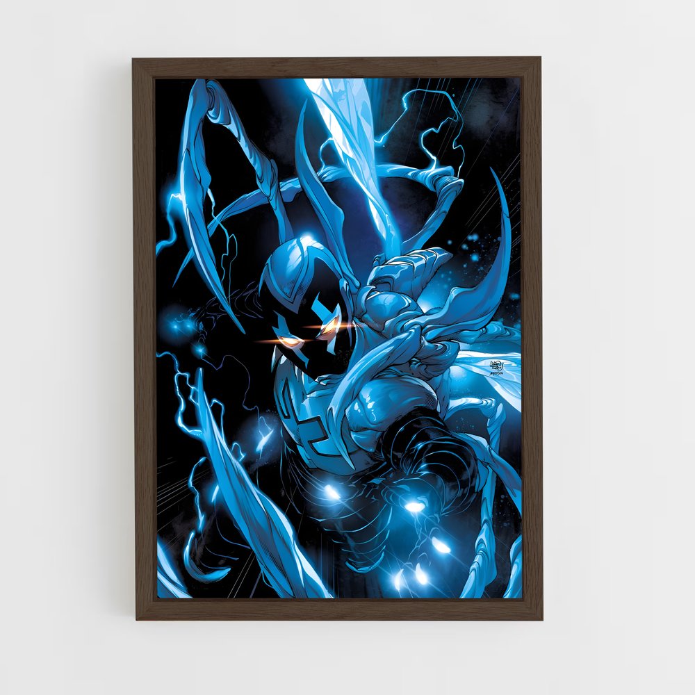 ap-blue beetle-2 cadre Bois foncé