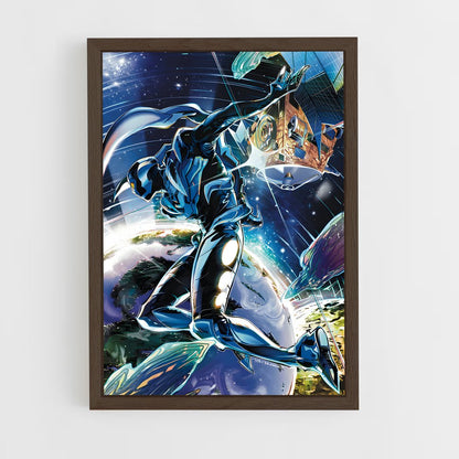 ap-blue beetle-6 cadre Bois foncé