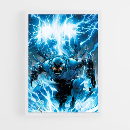 ap-blue beetle-8 cadre Blanc