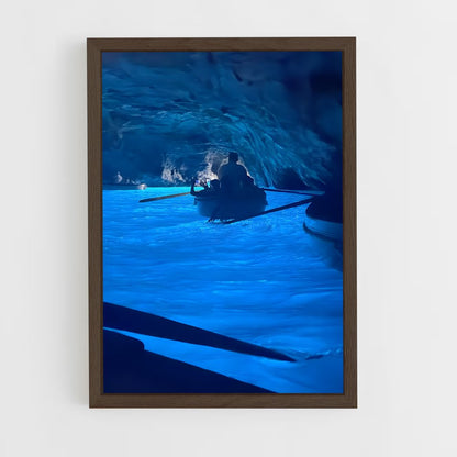 ap-blue grotto-7 cadre Bois foncé
