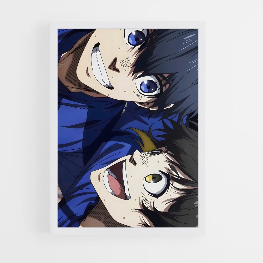 ap-blue lock-12 cadre Blanc