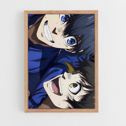 ap-blue lock-12 cadre Bois clair