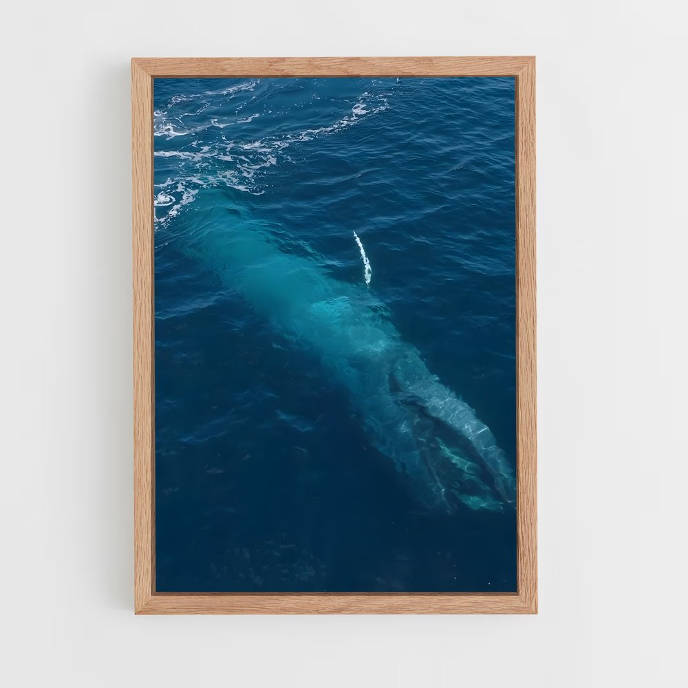 ap-blue whale-3 cadre Bois clair