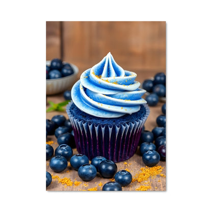 Poster Cupcakes Myrtilles