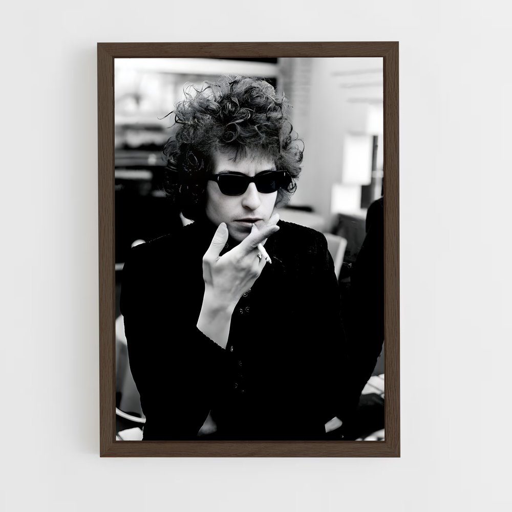 ap-bob dylan-1 cadre Bois foncé