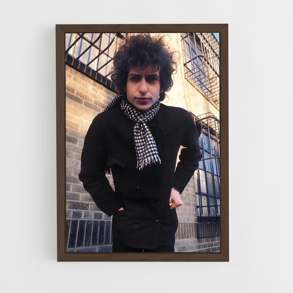 ap-bob dylan-3 cadre Bois foncé