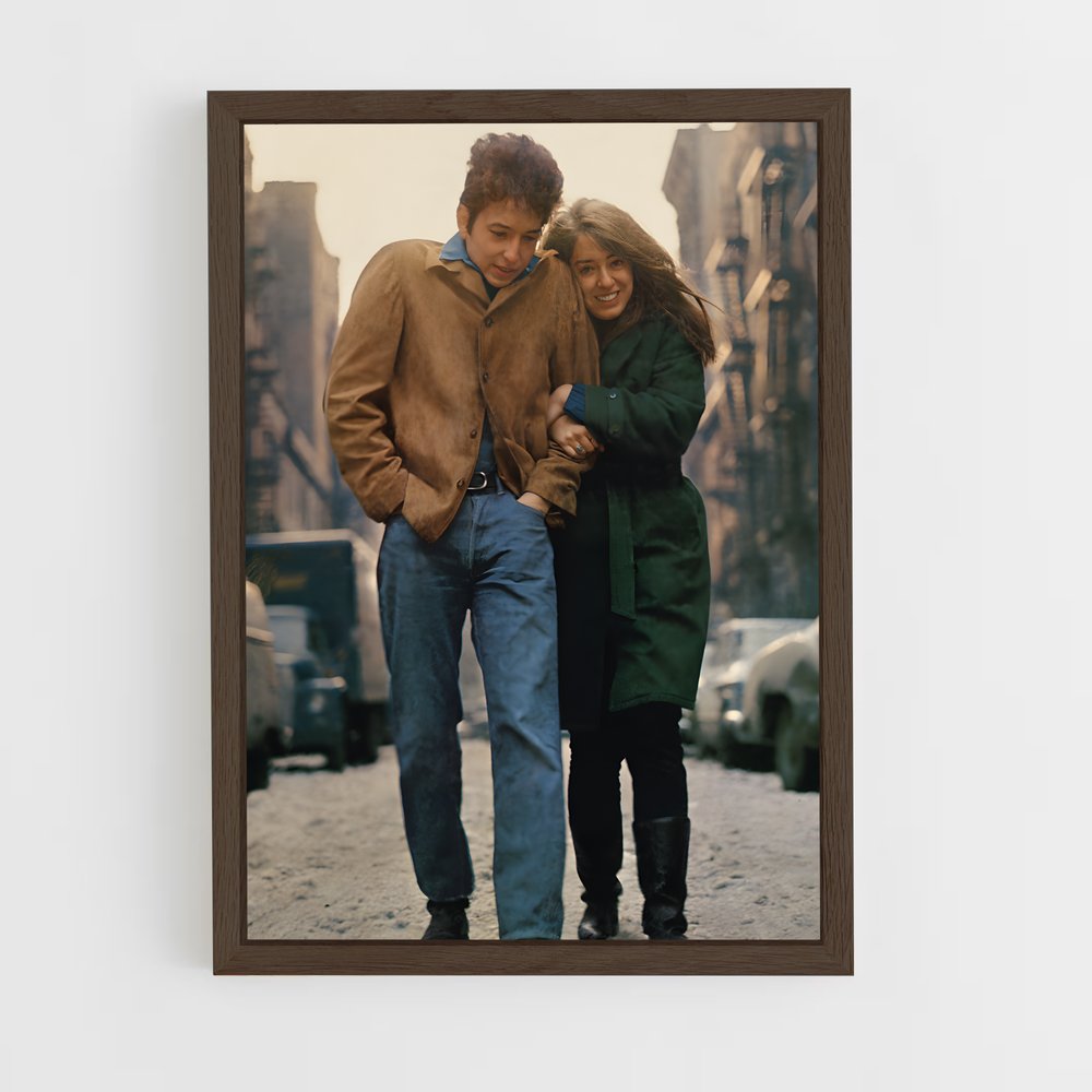 ap-bob dylan-5 cadre Bois foncé