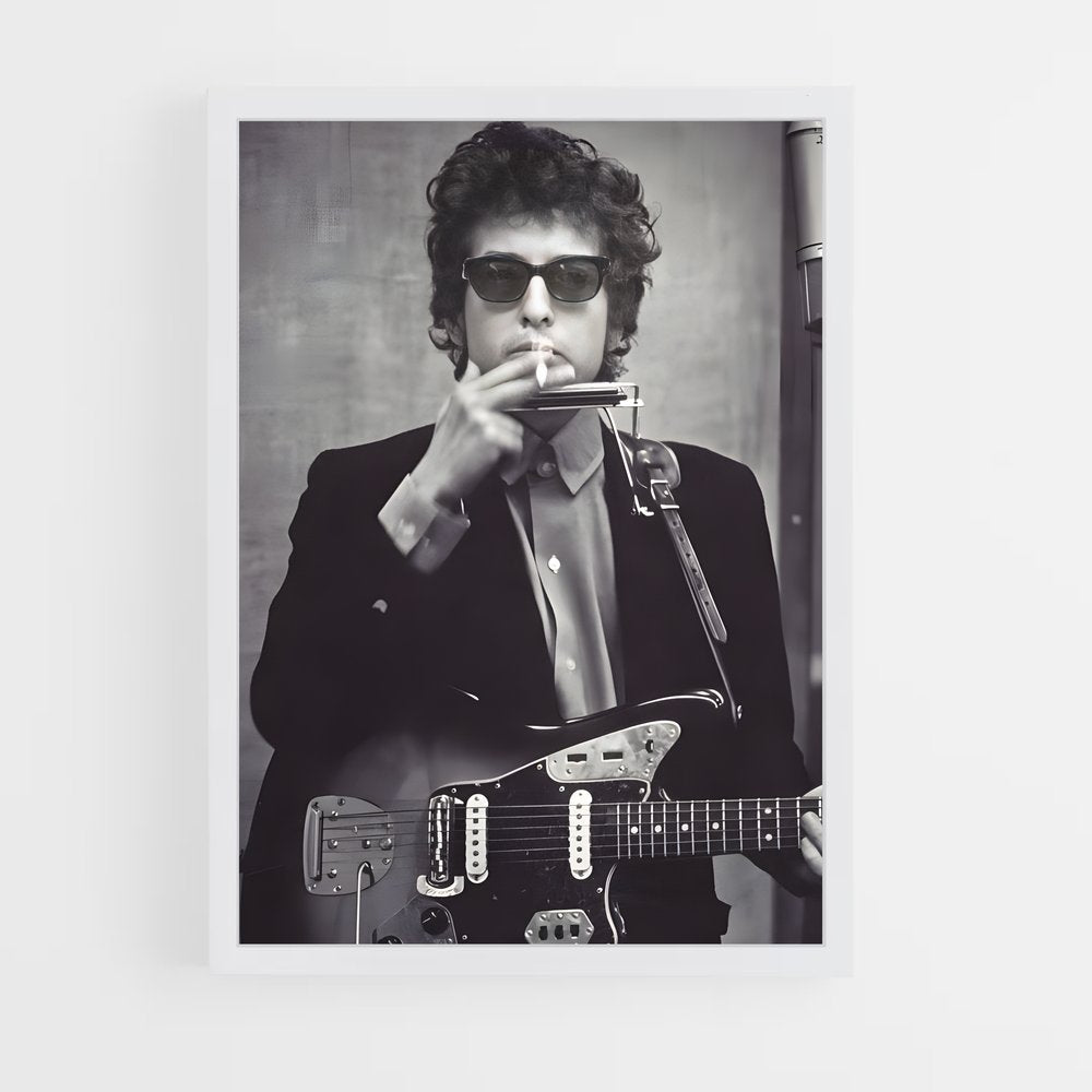 ap-bob dylan-6 cadre Blanc