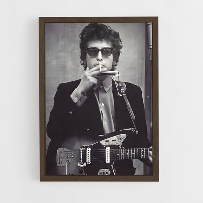ap-bob dylan-6 cadre Bois foncé