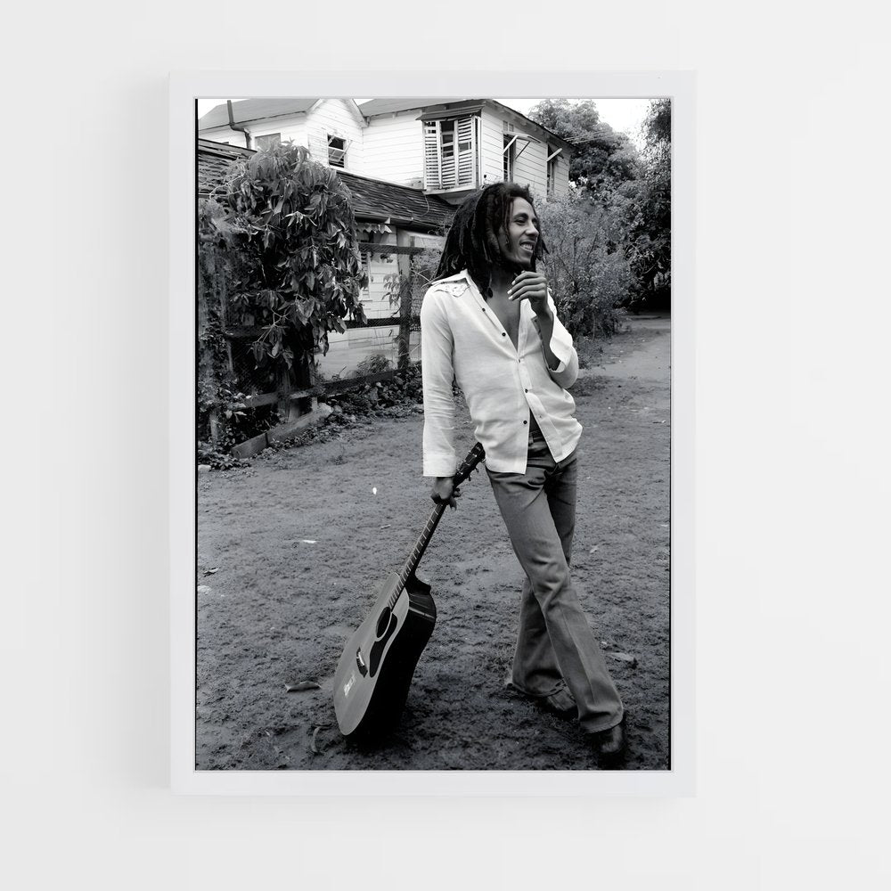 ap-bob marley-2 cadre Blanc