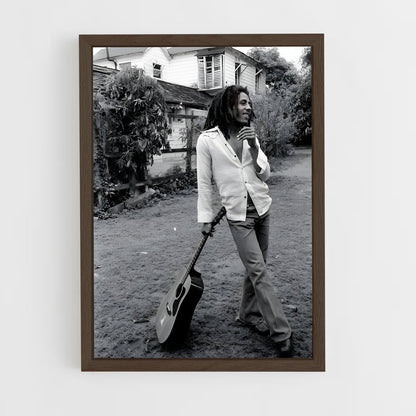 ap-bob marley-2 cadre Bois foncé