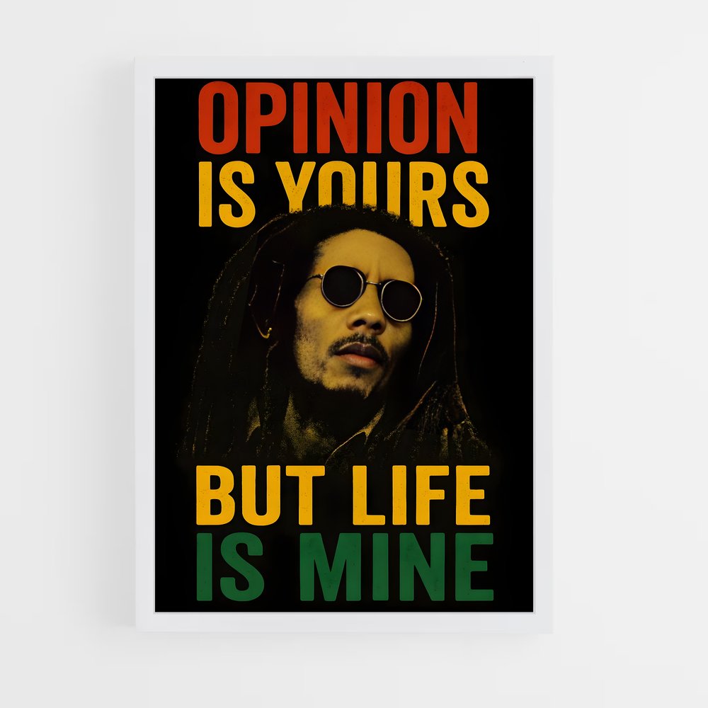 ap-bob marley-4 cadre Blanc