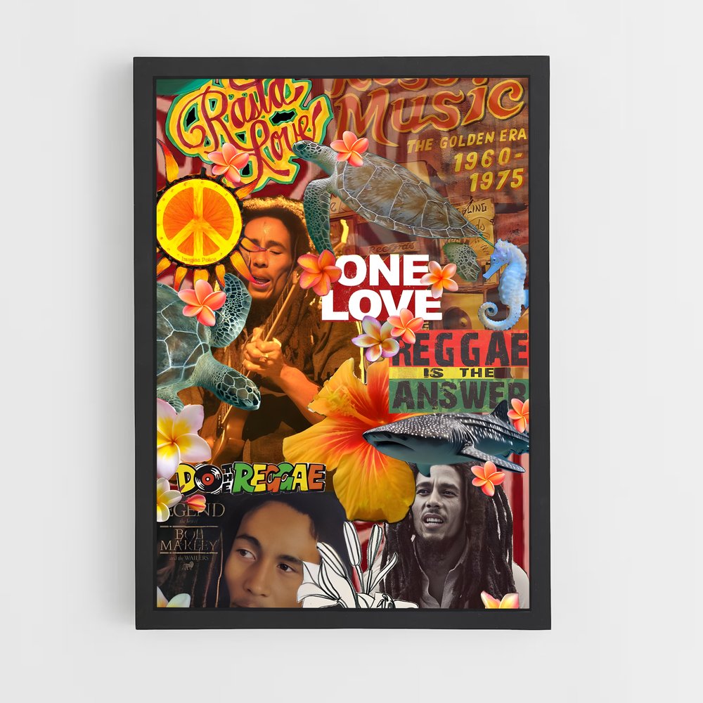 ap-bob marley-5 cadre Noir