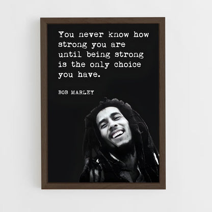 ap-bob marley-6 cadre Bois foncé
