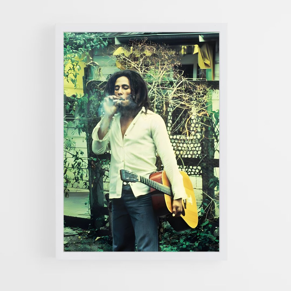 ap-bob marley-7 cadre Blanc