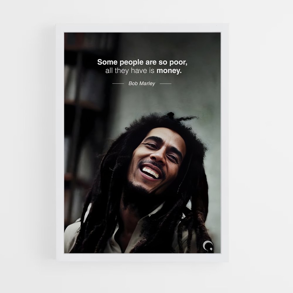 ap-bob marley-9 cadre Blanc