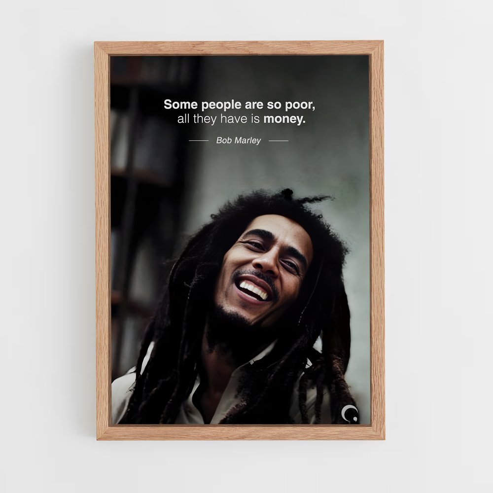 ap-bob marley-9 cadre Bois clair
