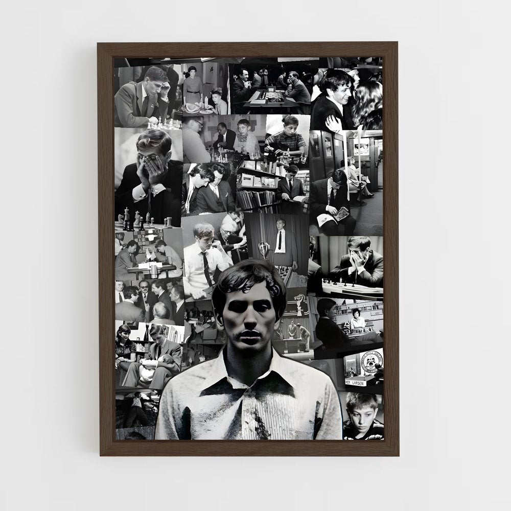 ap-bobby fischer-1 cadre Bois foncé