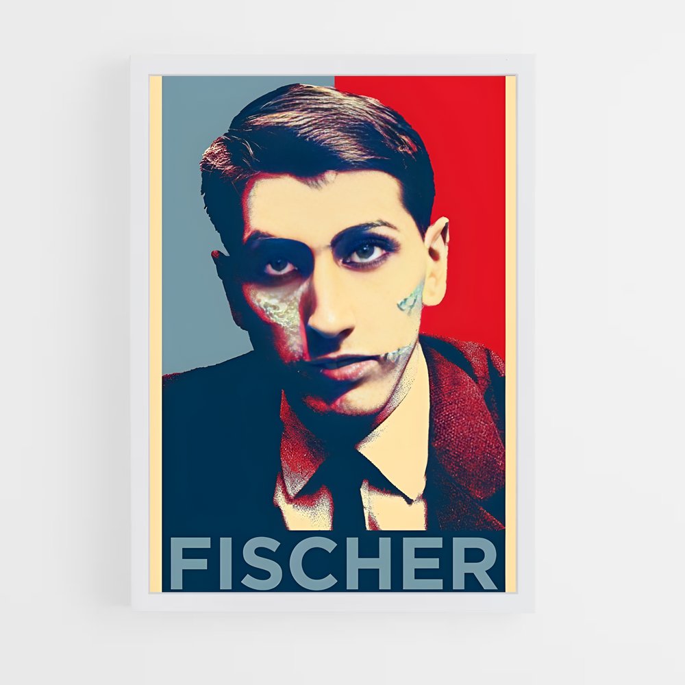ap-bobby fischer-2 cadre Blanc