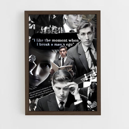 ap-bobby fischer-3 cadre Bois foncé