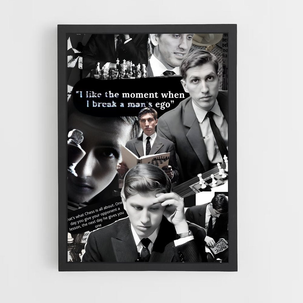 ap-bobby fischer-3 cadre Noir