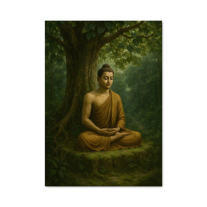 Poster Sous l'Arbre de Bodhi