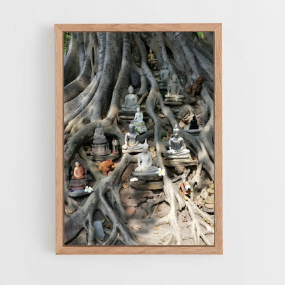 ap-bodhi tree-1 cadre Bois clair