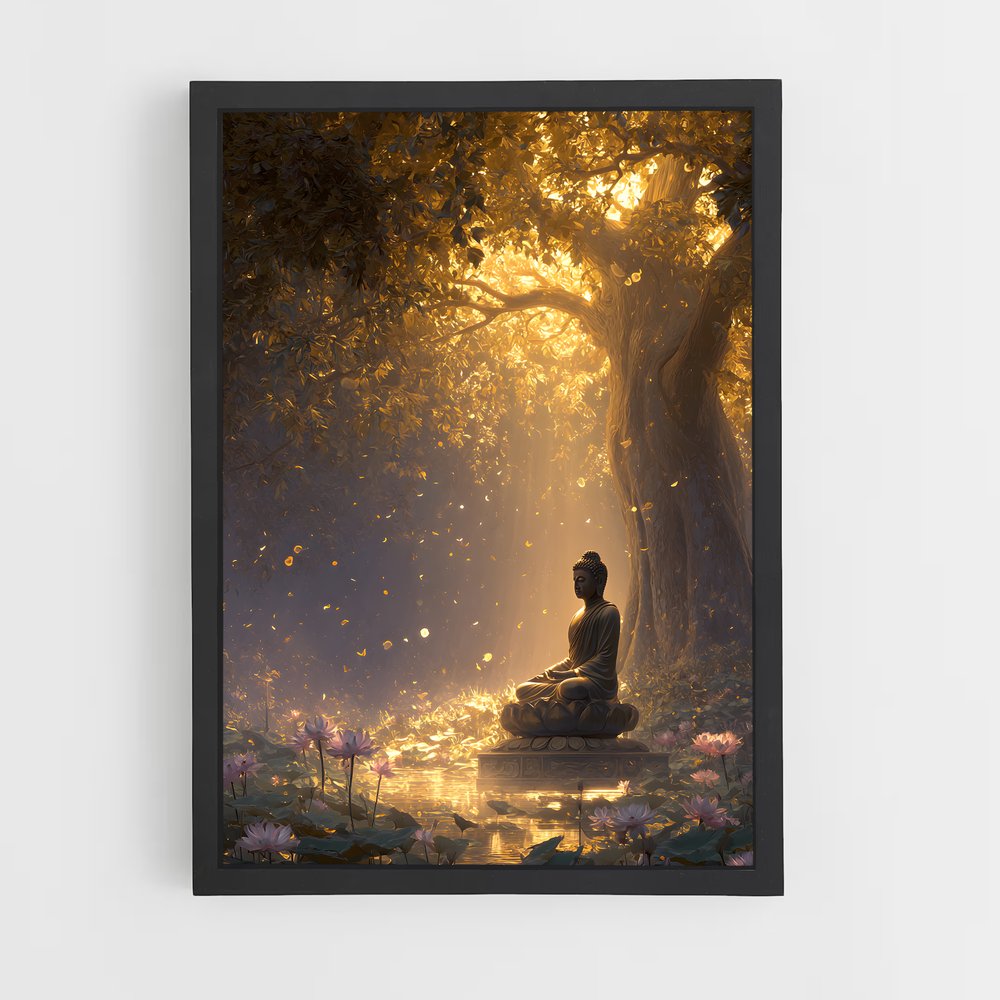 ap-bodhi tree-3 cadre Noir