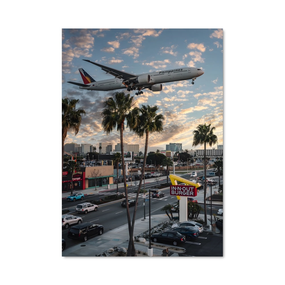 Poster Vol au-dessus des Palmiers