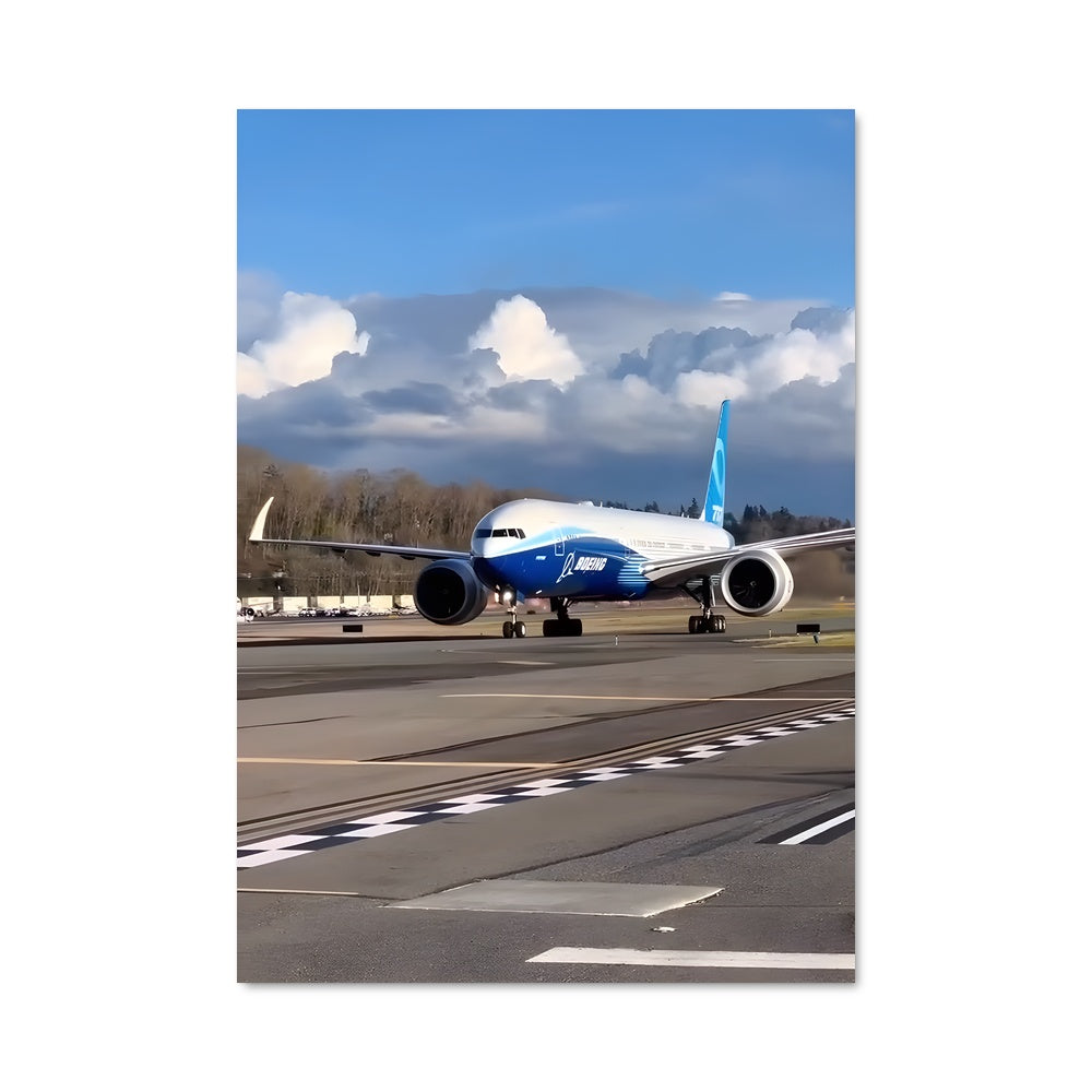 Poster Boeing 777 80740