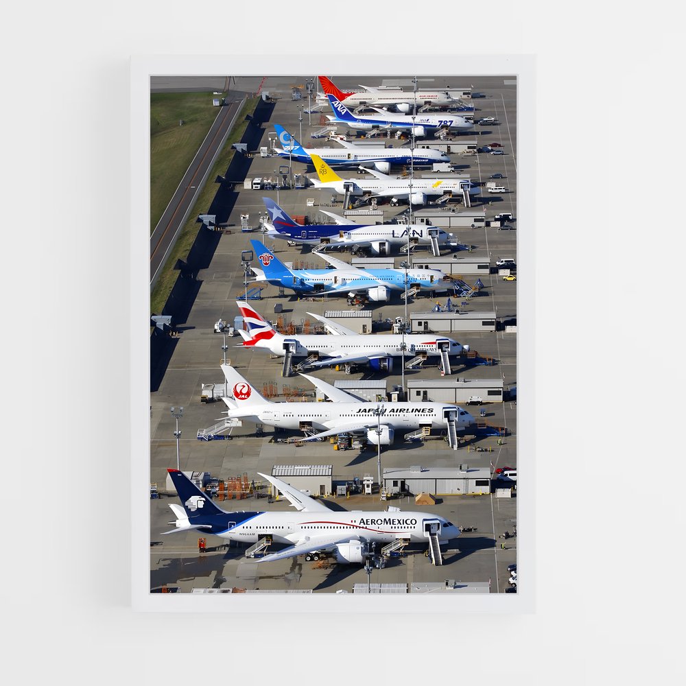 ap-boeing 787 dreamliner-5 cadre Blanc