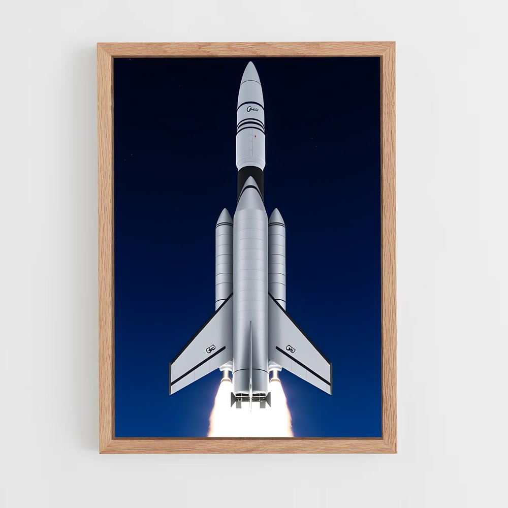 ap-boeing starliner-1 cadre Bois clair