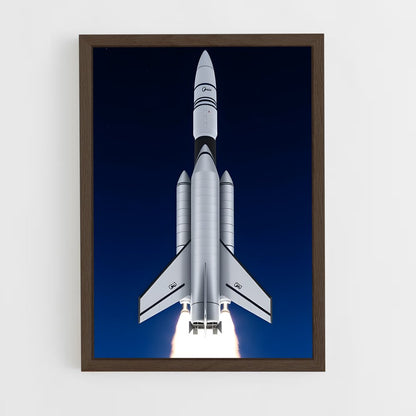 ap-boeing starliner-1 cadre Bois foncé