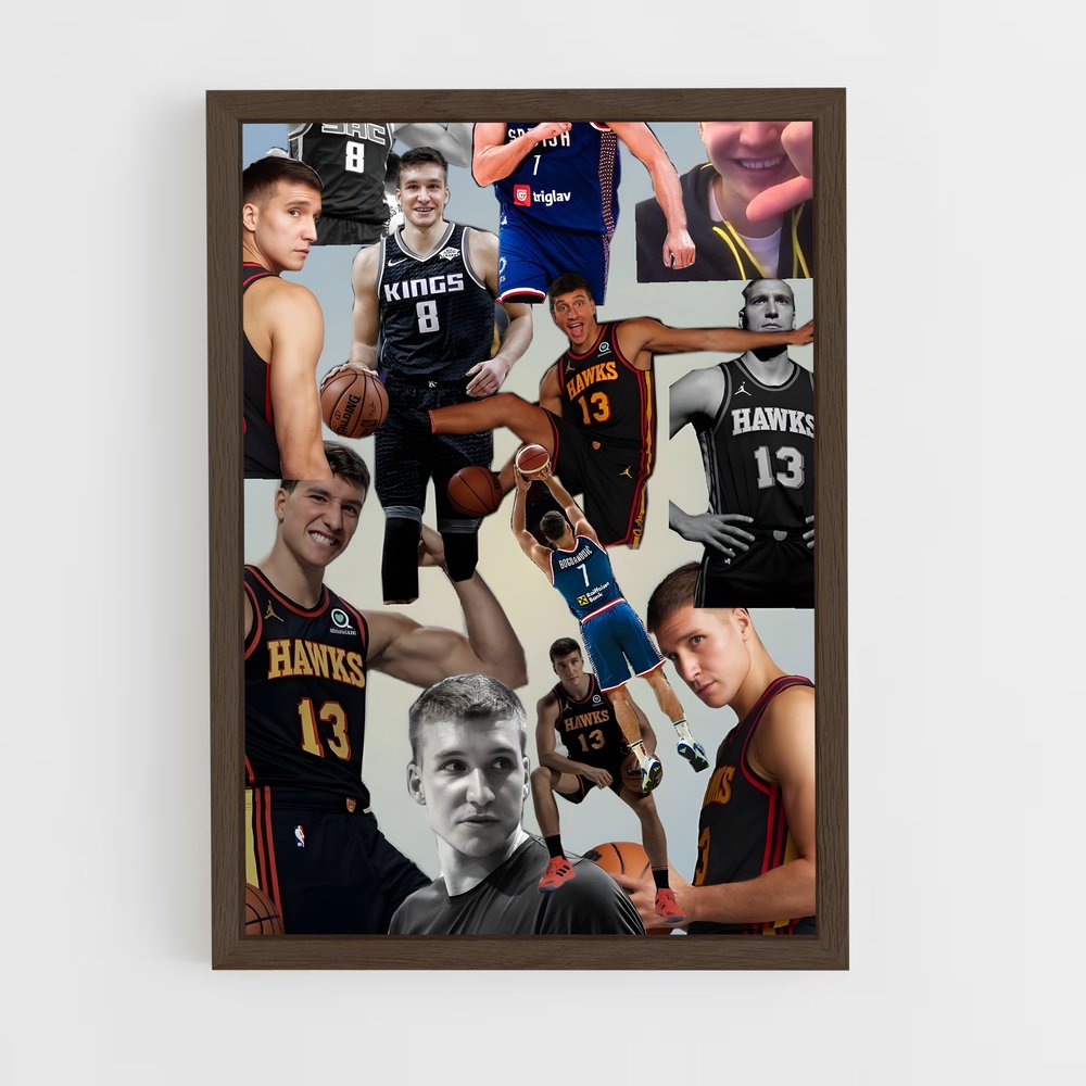 ap-bogdan bogdanovic-6 cadre Bois foncé