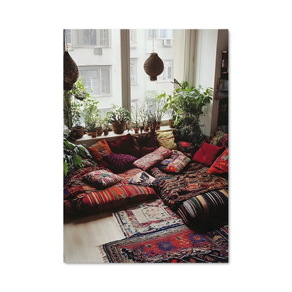 Poster Fenêtre Boho