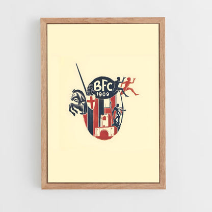 ap-bologna fc-4 cadre Bois clair