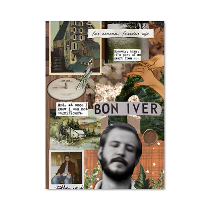 Poster Flou de Bon Iver