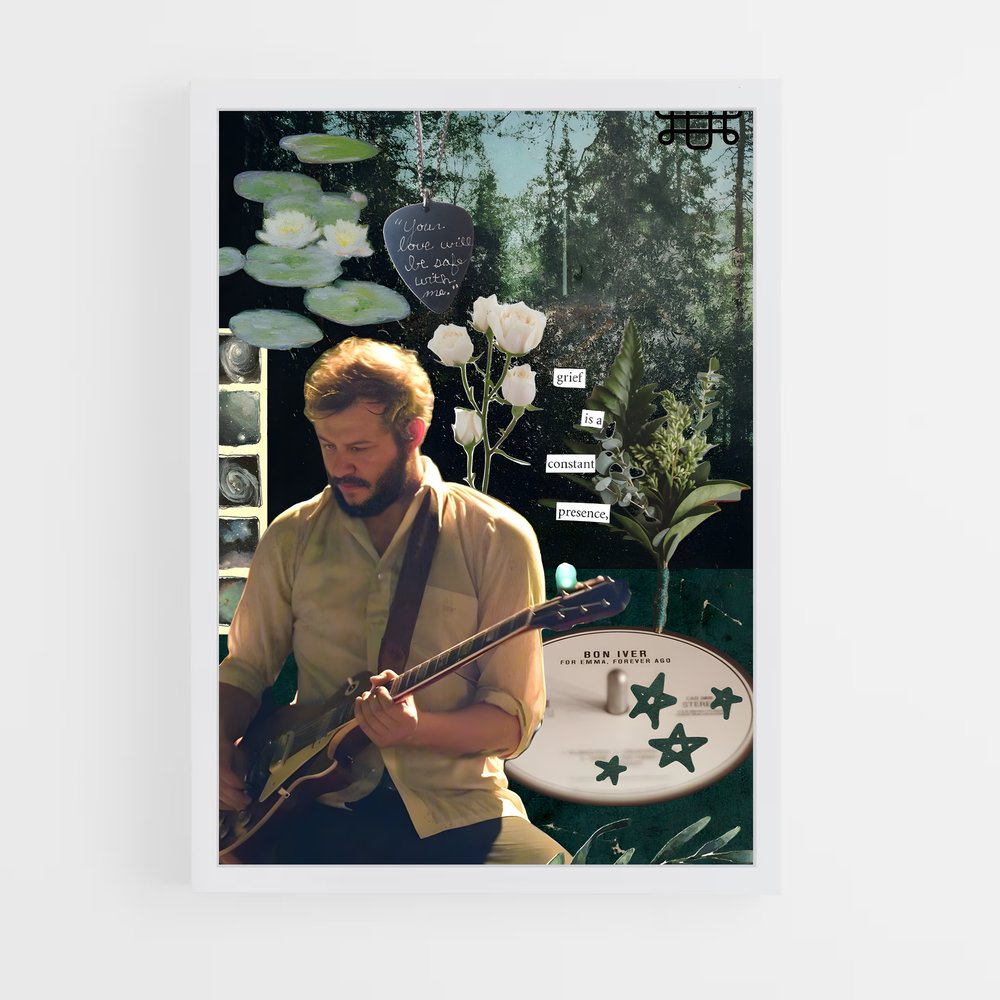 ap-bon iver-1 cadre Blanc