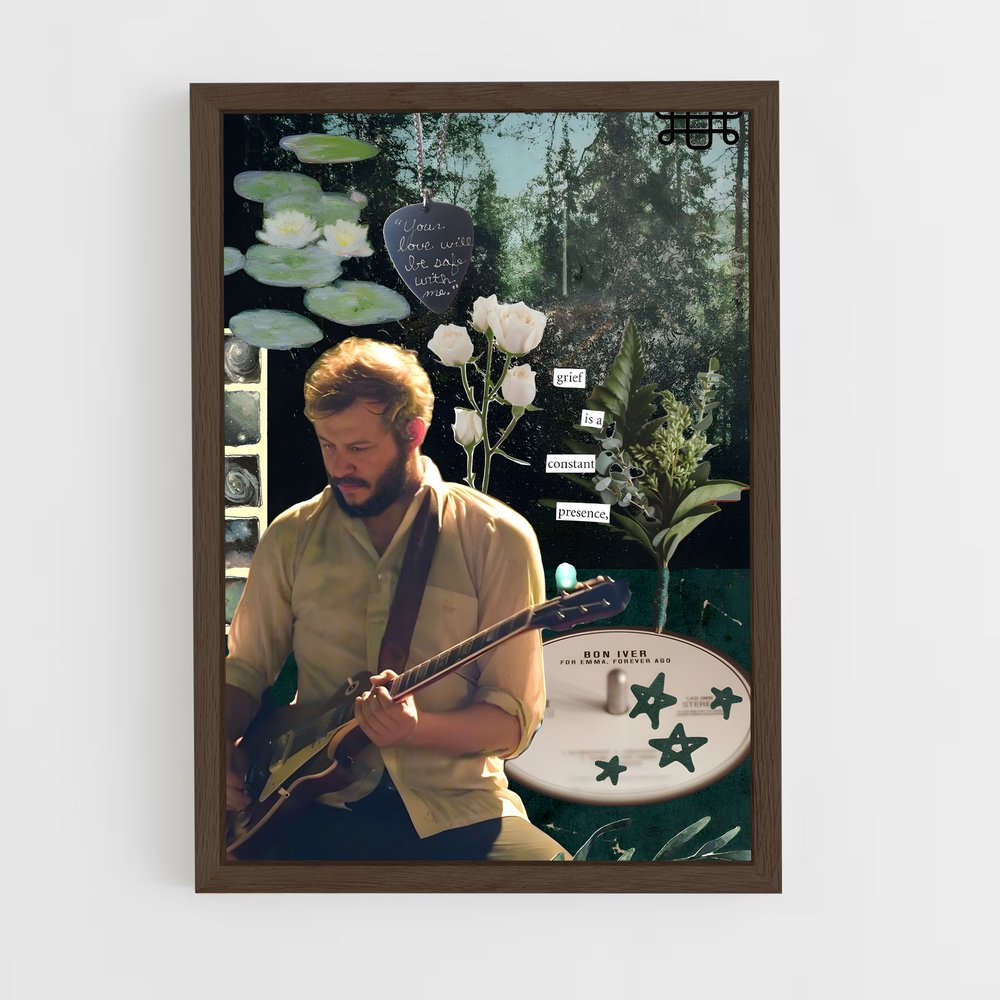 ap-bon iver-1 cadre Bois foncé