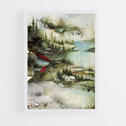 ap-bon iver-4 cadre Blanc